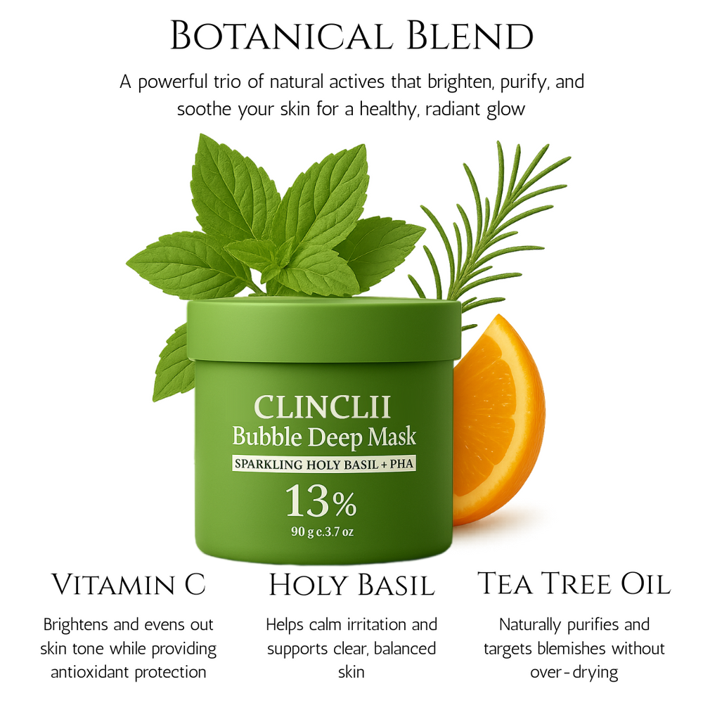 Clinclii™ Pore Bliss Bubble Mask - Deep Cleansing & Purifying