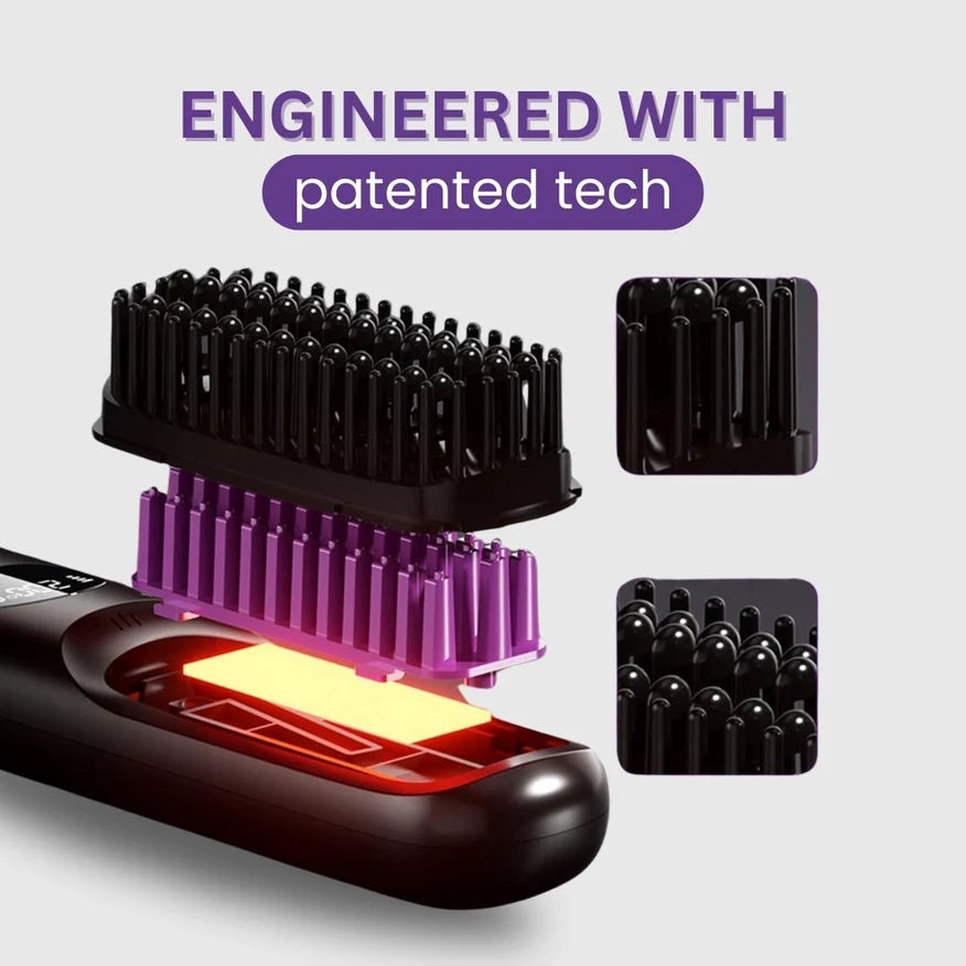 🔥 Hot Sale: Buy 2, Get an EXTRA Discount!✨Alisanda™ IntelliBrush Hair Straightener
