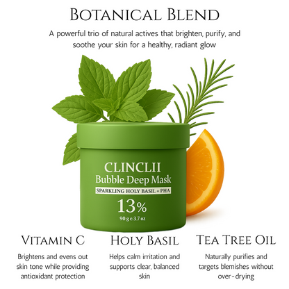 Clinclii™ Pore Bliss Bubble Mask - Deep Cleansing & Purifying