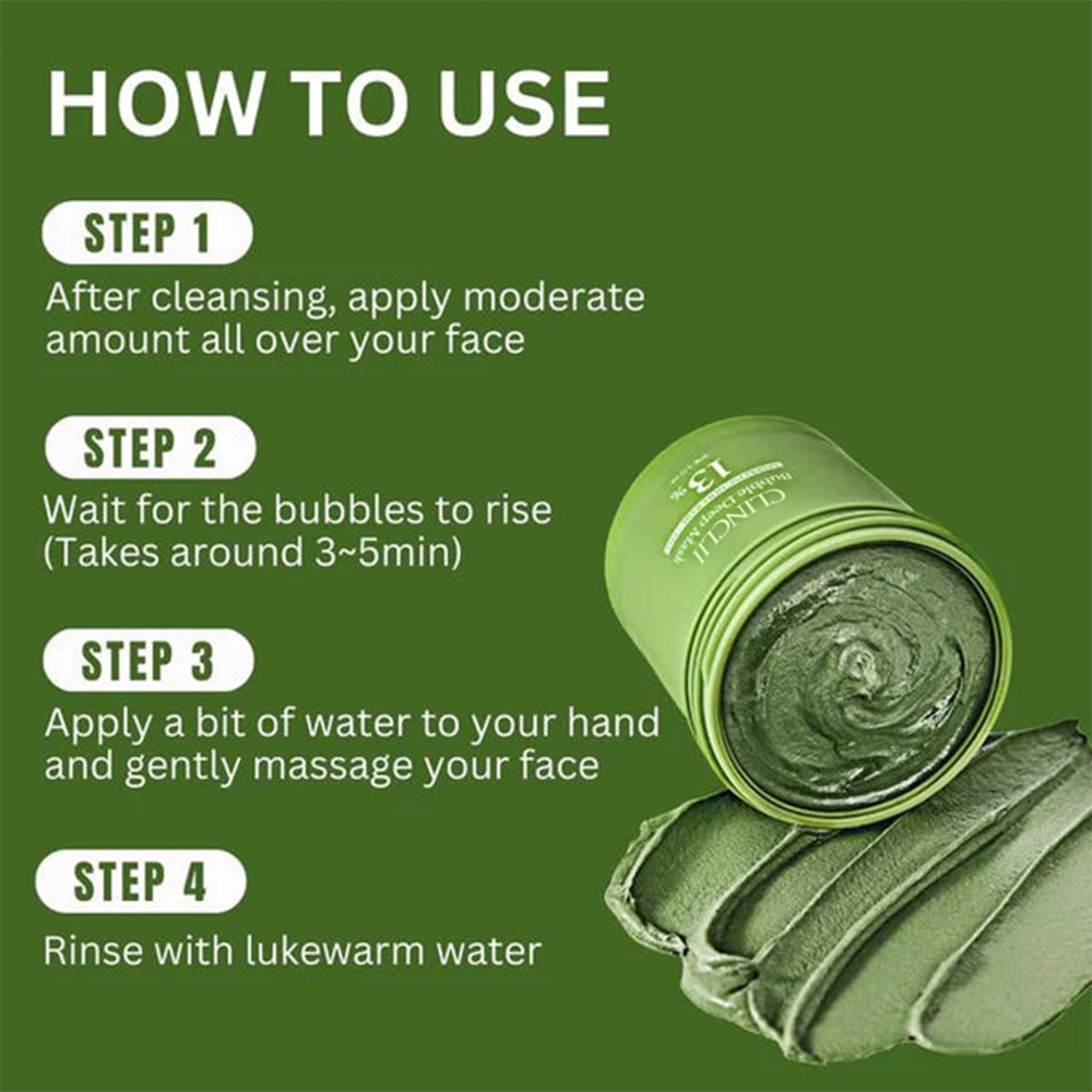Clinclii™ Pore Bliss Bubble Mask - Deep Cleansing & Purifying