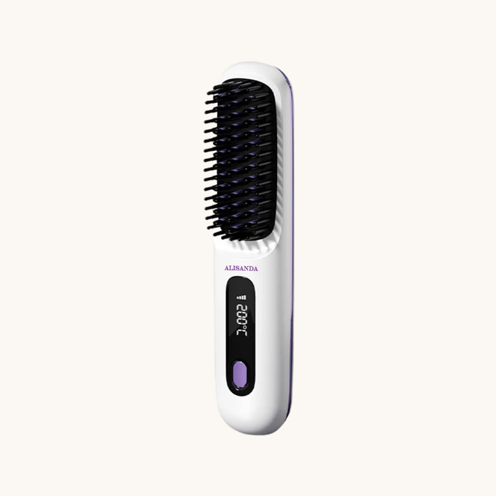 🔥 Hot Sale: Buy 2, Get an EXTRA Discount!✨Alisanda™ IntelliBrush Hair Straightener